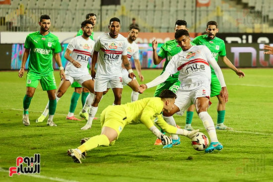 الزمالك والمصرى حسام عبد المجيد