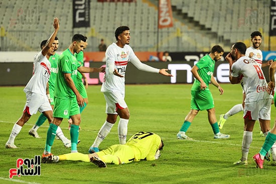 مباراة الزمالك والمصرى الشوط الثانى