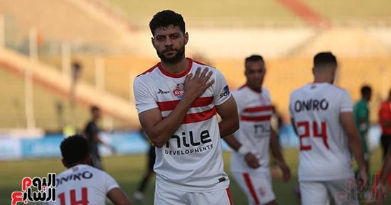 اختبار طبى أخير يحدد موقف مصطفى شلبي مع الزمالك فى مباراة المصري