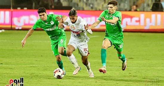 الزمالك يخسر أمام المصرى 0 – 1 ويفرط فى تصدر دورى Nile.. صور