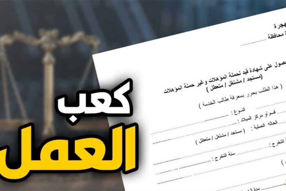 وزارة العمل توضح.. كيفية التقديم لاستخراج كعب العمل في مسيرتك المهنية وأهم الأوراق المطلوبة