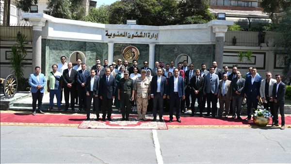 وزارة الرياضة تنظم زيارة ميدانية للمركز الاعلامي لإدارة الشئون المعنوية لأعضاء برلمان الشباب