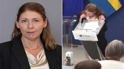 في أول ظهور رسمي.. انهيار وزيرة الصحة يربك المشهد السياسي في السويد
