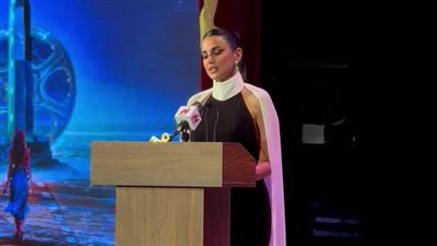 بتمنى السلام ليهم.. درة تهدي تكريمها في مهرجان بوسعيد السينمائي للشعب الفلسطيني