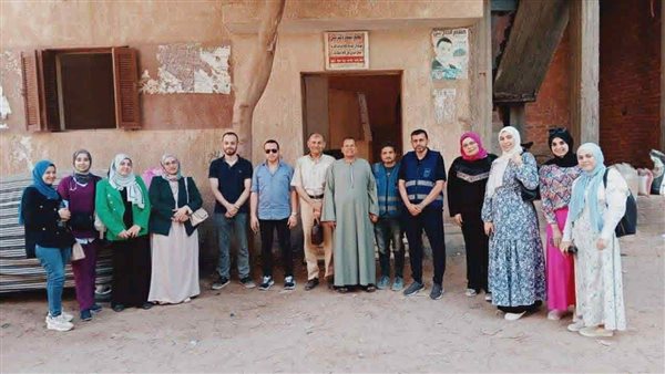 جامعة المنوفية توقع الكشف على 379 مواطنا في قرية منشأة الشريكين