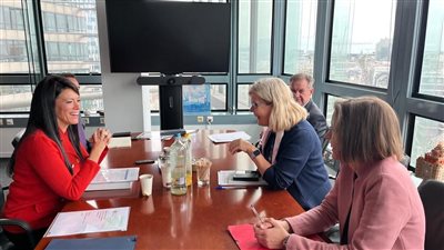 وزيرة التخطيط تبحث مع المفوضية الأوروبية استعداد توقيع مذكرة تفاهم المرحلة الثانية من آلية مساندة الاقتصاد الكلي