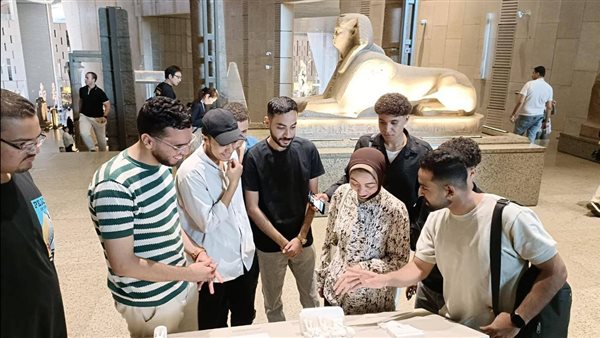طلاب جامعة أسيوط الأهلية في زيارة للمتحف المصري الكبير و”القومي للحضارة”
