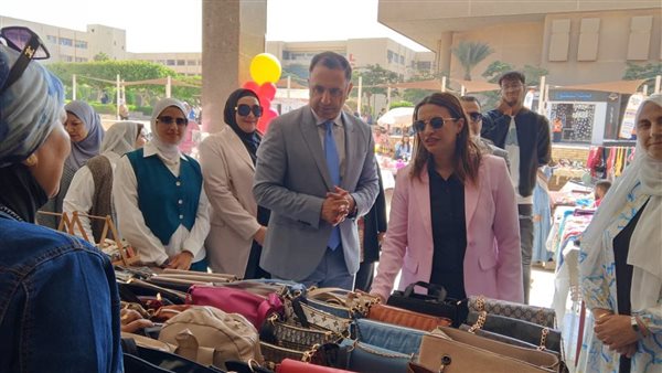 تضامن جامعة حلوان تنظم المعرض السادس للأسر المنتجة ومنتجات الطلاب