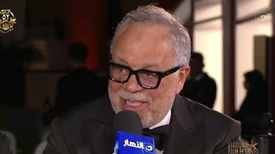 أشرف زكي في افتتاح مهرجان الجونة: المهرجان ساحر والتنظيم رائع