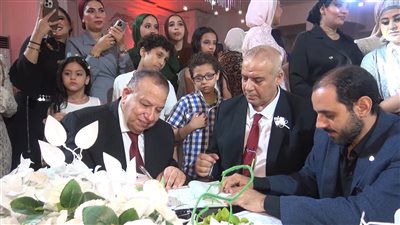 نجل الزميل صالح شلبي يحتفل بزفافه وسط حضور لكبار المسؤولين ورموز السياسة