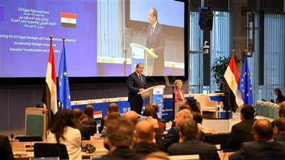 في القمة المصرية الأوروبية ببروكسل.. 10 رسائل قوية من الرئيس السيسي