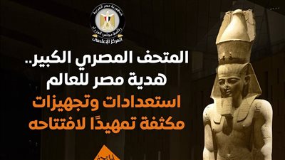 المتحف المصري الكبير.. أيقونة الحضارة تستعد لافتتاح عالمي بمشاركة رؤساء وملوك العالم