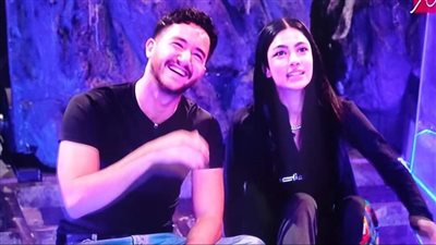 بخرزة زرقة.. هدى المفتي تهنئ أحمد مالك بفوزه بجائزة أفضل ممثل عن فيلم كولونيا