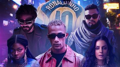 بالصور.. محمد رمضان ومنعم السليماني وغورانغ دوشي يطلقون كليب يلا حبيبي من دبي