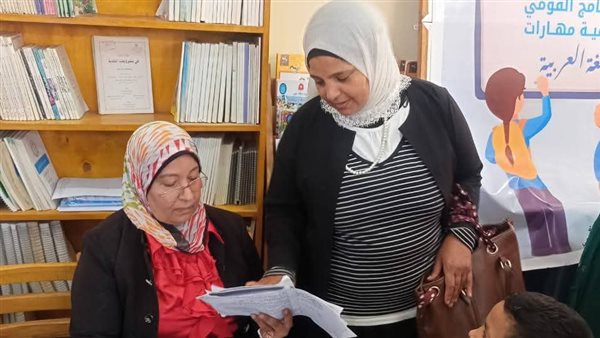 مستشار اللغة العربية تتابع فعاليات المرحلة الثانية بالبرنامج القومي لتنمية مهارات اللغة العربية