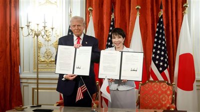 بـ 400 مليار دولار إستثمار.. ترامب يوقع اتفاقية معادن نادرة مع اليابان