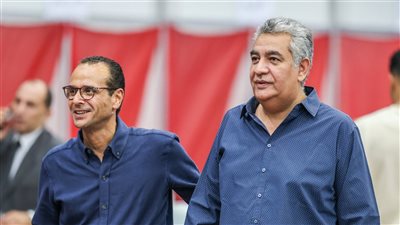 أحمد مجاهد رئيس اتحاد الكرة الأسبق يدلي بصوته في انتخابات النادي الأهلي