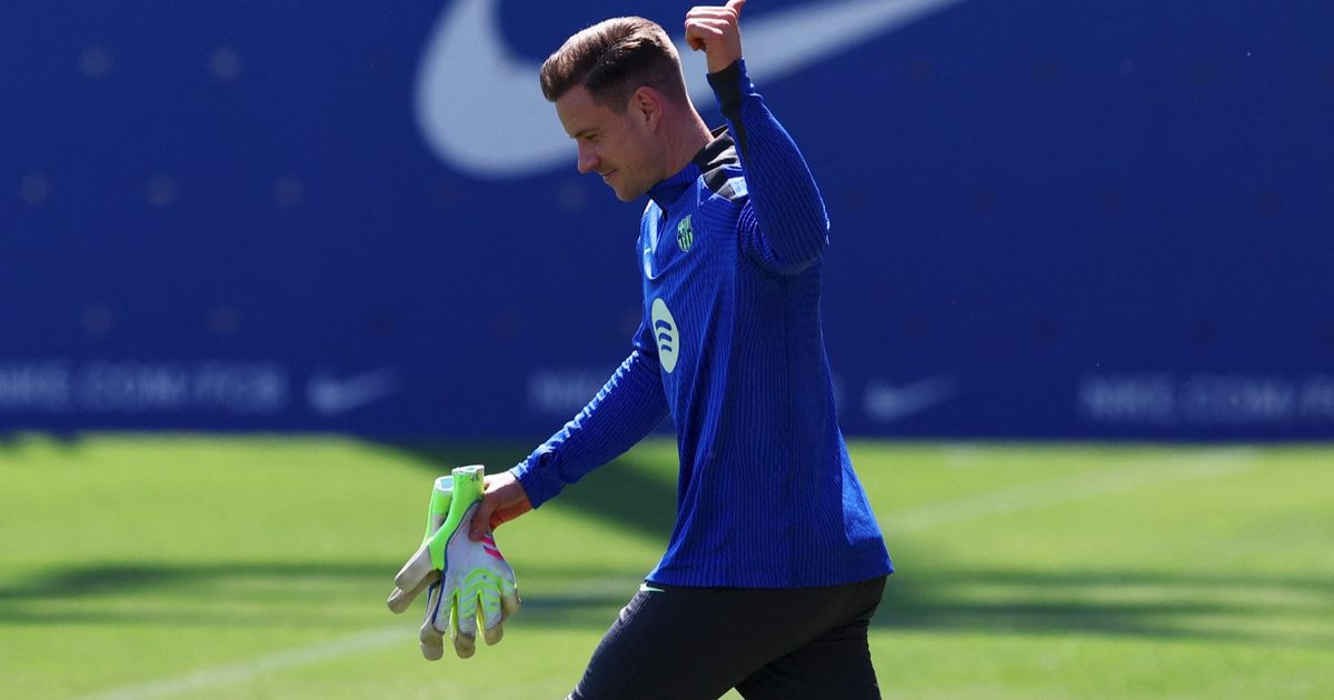 حارس برشلونة مطلوب في إنجلترا و4 أندية تتسابق لضمه في يناير