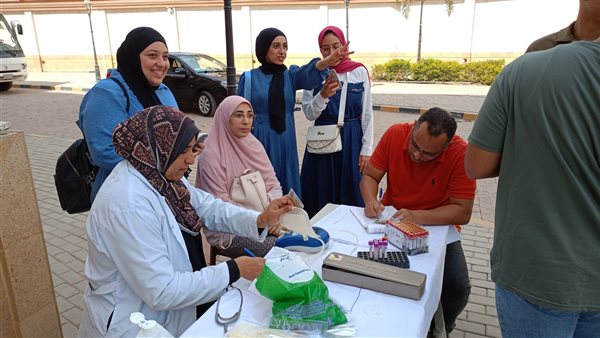 جامعة المنوفية الأهلية تنظم حملة للتبرع بالدم لصالح مرضى الكبد