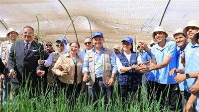 نائبة وزيرة التضامن تتابع تنفيذ مشروع الأمن الغذائي وتحسين سبل العيش بالمنيا