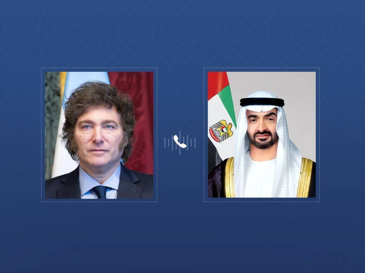 محمد بن زايد والرئيس الأرجنتيني يبحثان هاتفياً علاقات البلدين