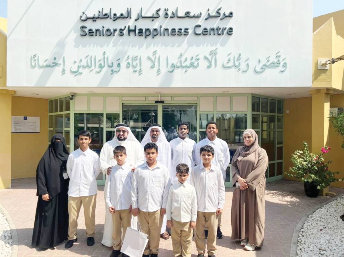 «طلاب حماية» يشاركون كبار المواطنين الاحتفاء بيوم المسنين العالمي