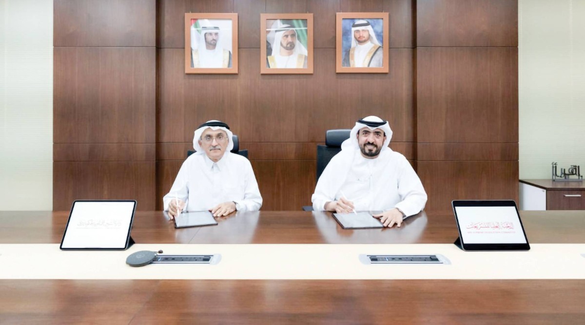 «قانونية دبي» واللجنة العليا للتشريعات توقعان مذكرة تفاهم لتعزيز التعاون