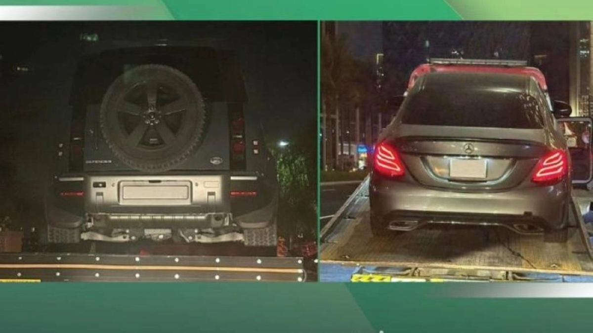 شرطة دبي تضبط 28 مركبة بسبب تراكم المخالفات المرورية