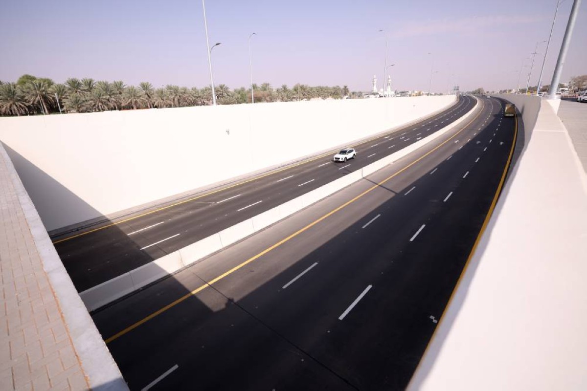 افتتاح تقاطع زاخر المطور في العين بكلفة 185 مليون درهم