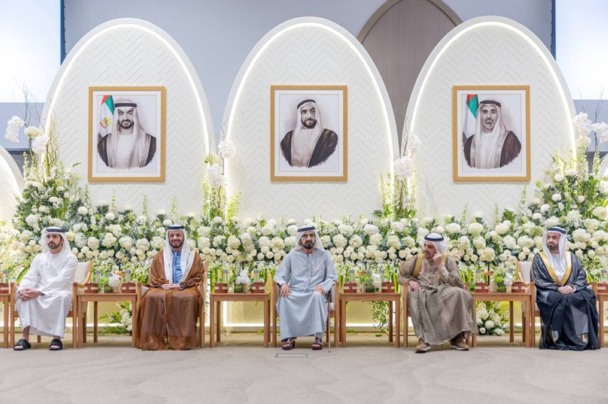 محمد بن راشد يحضر أفراح البناي والزرعوني والخوري