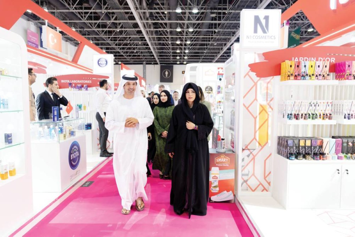 لطيفة بنت محمد تفتتح معرض «بيوتي وورلد ميدل إيست»