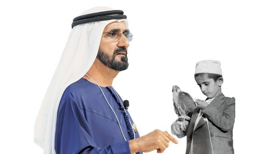 محمد بن راشد.. بماذا ينصح نفسه في عمر الـ10؟ (فيديو)