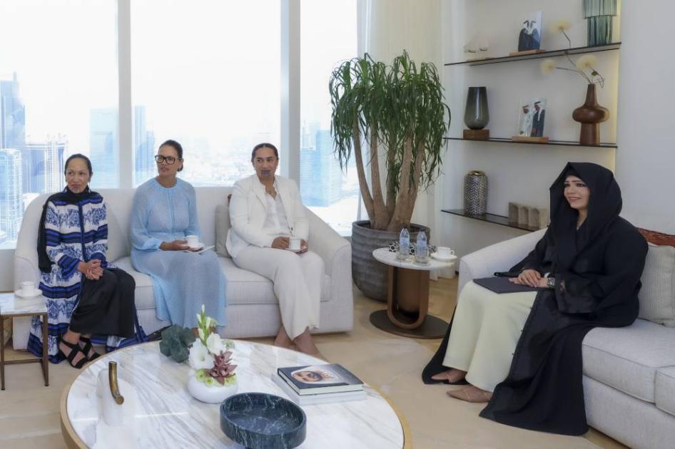 لطيفة بنت محمد تبحث مع ملكة الماوريين سبل تعزيز التعاون الثقافي