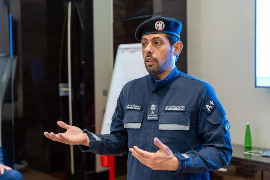 «دفاع مدني أبوظبي» تنظم ورشاً لدعم منظومة الوقاية