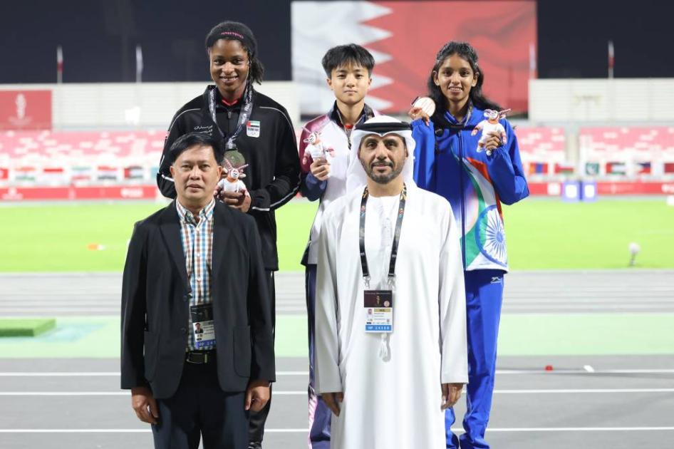 أروى علي ترفع رصيد الإمارات في «آسياد الشباب»