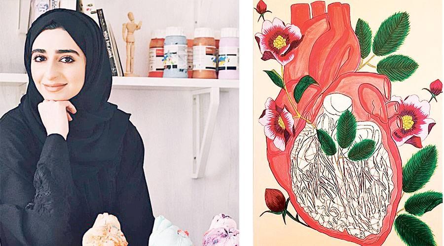 خولة درويش ترسم بمداد القلب