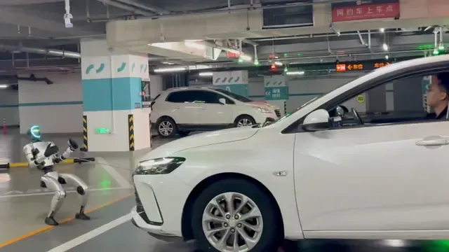 روبوت يزن 35 كلغ يسحب سيارة 1.4 طن (فيديو)