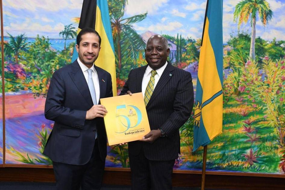 سفير الدولة ورئيس وزراء البهاما يبحثان العلاقات