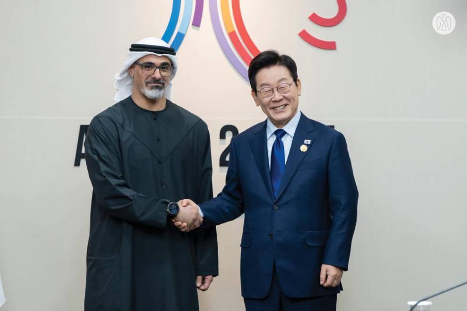 خالد بن محمد بن زايد يبحث مع رئيس كوريا الجنوبية آفاق تطوير الشراكة الاستراتيجية (فيديو)