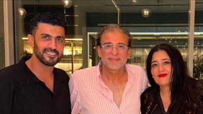بحضور محمد سامي ومي عمر.. شاليمار الشربتلي تحتفل بعيد ميلاد خالد يوسف