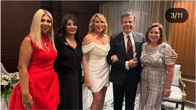 هالة صدقي وإلهام شاهين.. أبرز حضور عقد قران إيناس الدغيدي