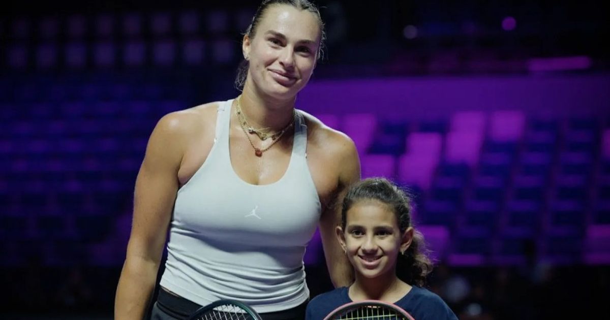 الطفلة السعودية “سما البكر” تحقق حلمها أمام سابالينكا