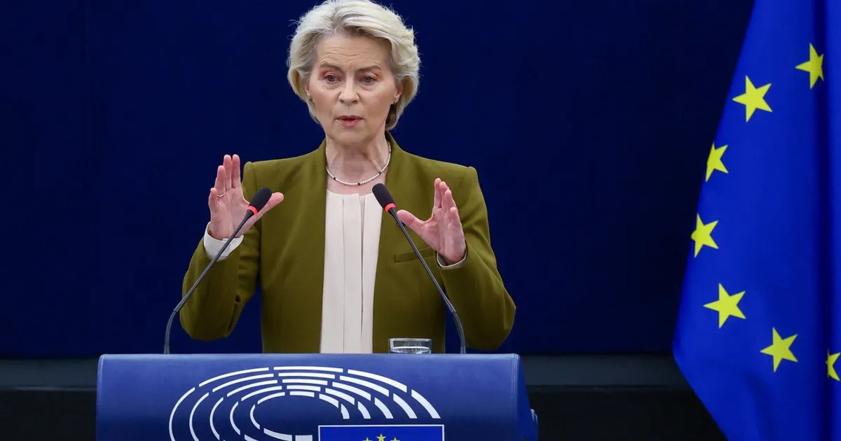 فون دير لاين تدعو أوروبا إلى الرد بحزم على حرب روسيا الهجينة