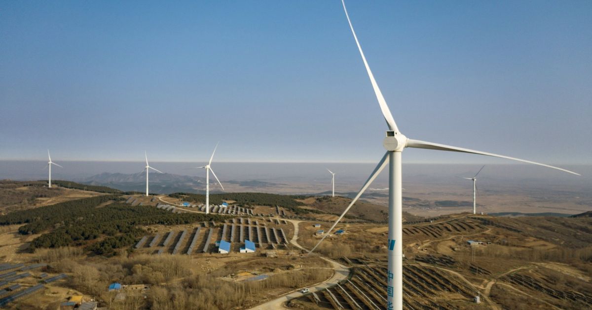 قطاع طاقة الرياح في الصين يطمح لمضاعفة سعته بحلول 2030