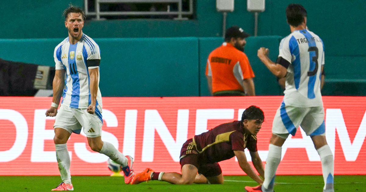 الأرجنتين تهزم فنزويلا بغياب ليونيل ميسي وفرانكو ماستانتونو