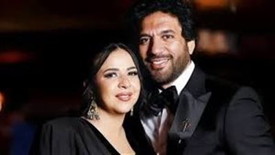 انتي الحب ونصي التاني.. حسن الرداد يحتفل بعيد زواجه على إيمي سمير غانم