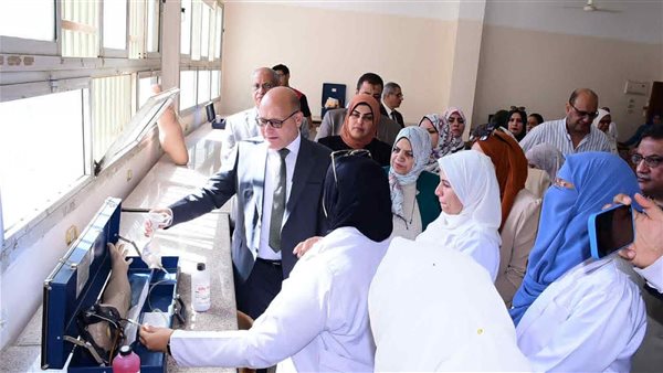 افتتاح ٦ معامل تدريب تمريضي حديث بجامعة سوهاج بتكلفة ٥ مليون جنيه