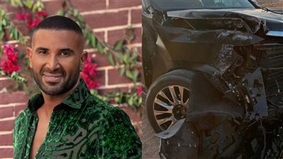 حادثتان في 5 شهور.. أحمد سعد يخسر سيارة جديدة ويصاب في الظهر والفقرات