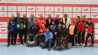 منتخب مصر يحقق 17 ميدالية في بطولة مصر الدولية لتنس الطاولة البارالمبية