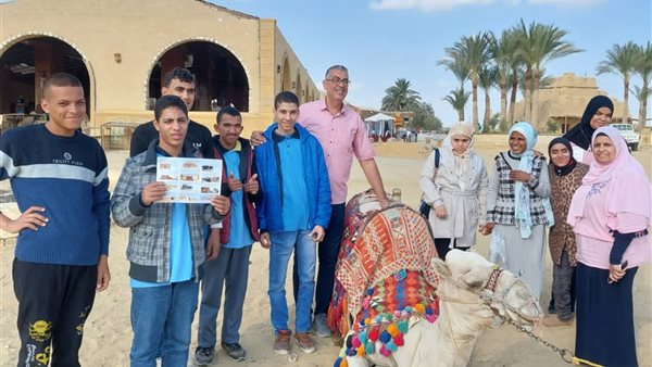 رحلة سياحية تثقيفية وترفيهية لطلاب مدارس التربية الخاصة بالفيوم